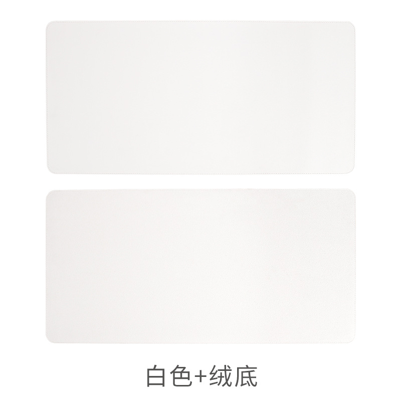 Alfombrilla de ratón de cuero de gran tamaño antideslizante teclado de computadora almohadilla de escritorio de oficina almohadilla de escritura mesa de café almohadilla de escritorio patrón de impresión LOGO