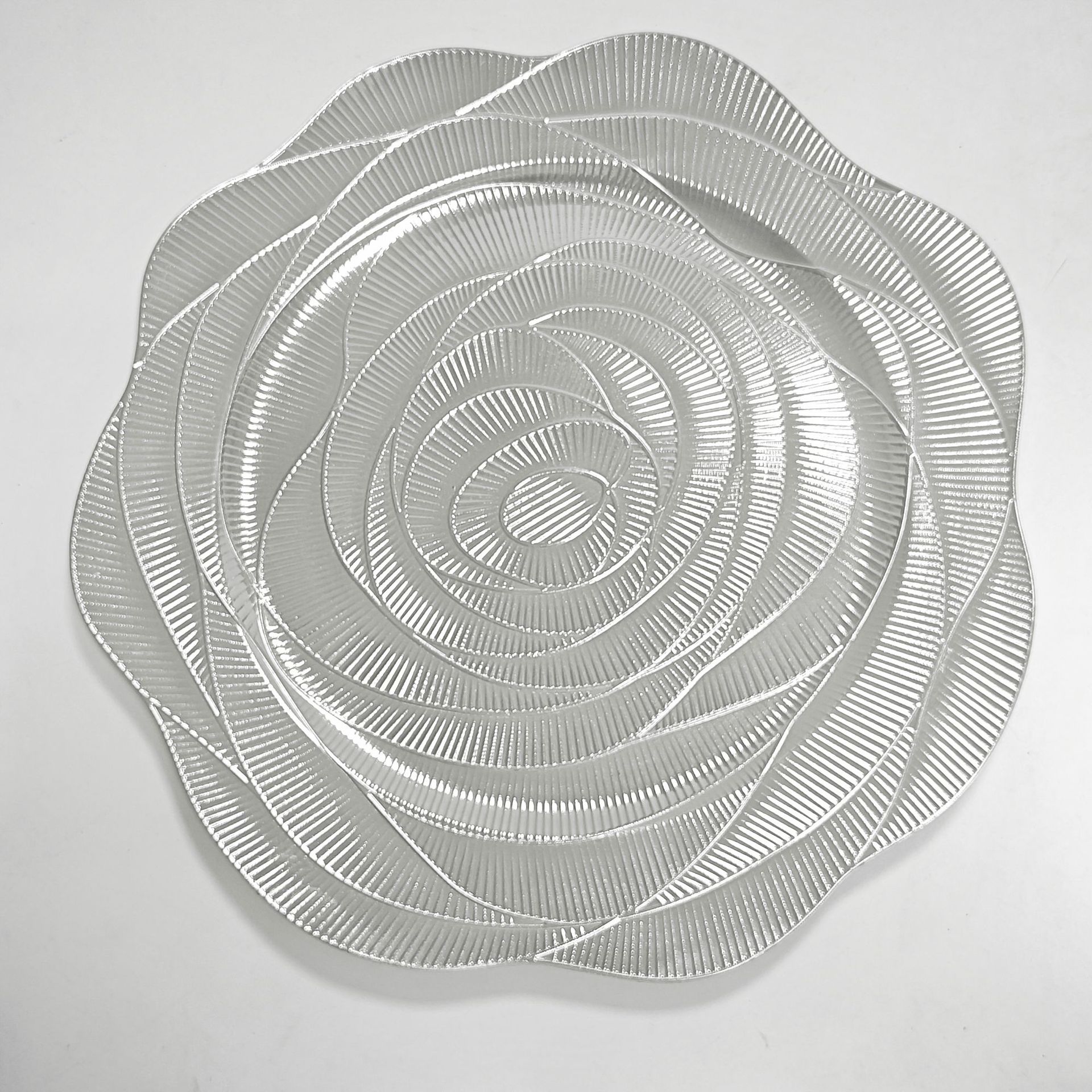 Fabrica directa platos galvanizados platos de boda platos de comedor caseros europeos platos de carga calientes