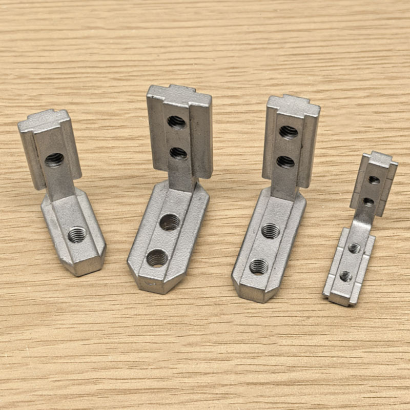 不锈钢角槽连接件2020/3030/40404545铝型材内置隐藏式90度直角码