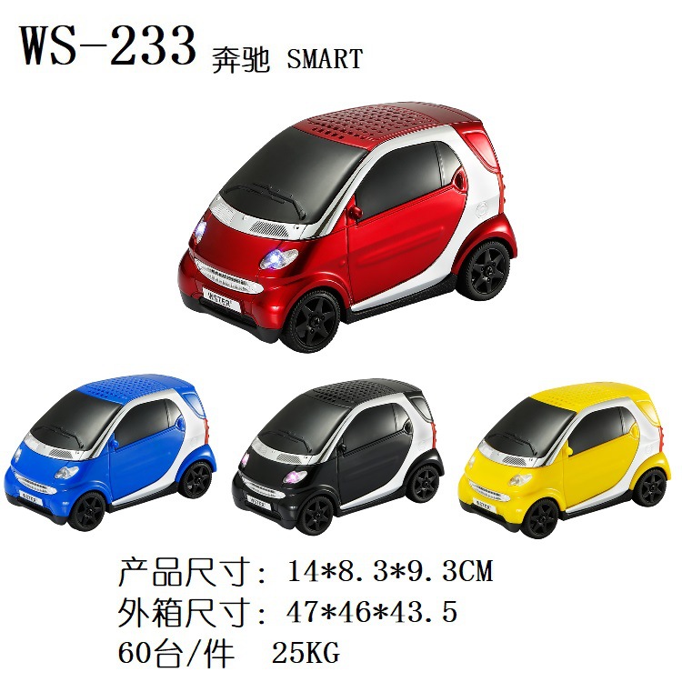 Altavoz Bluetooth modelo deportivo, regalo de comercio exterior, subwoofer WS211, gran volumen