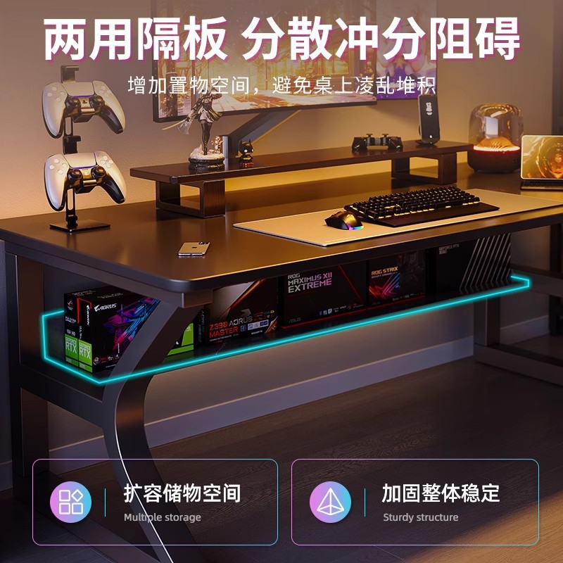 Escritorio de computadora blanco Escritorio de escritorio para juegos domésticos Escritorio de dormitorio Escritorio de escritorio Escritorio simple Escritorio de oficina para adultos