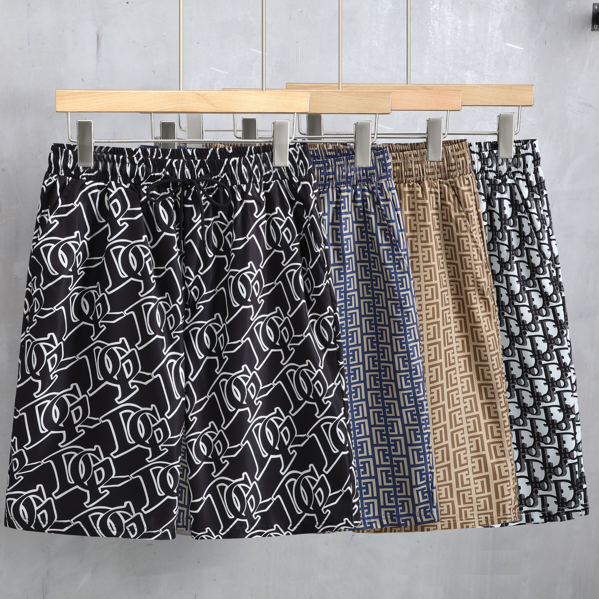 165.00kg plus size Men's Shorts Plus-sized Fat-sized Quick-drying Breathable Fashionable Loose Casual Pants Summer