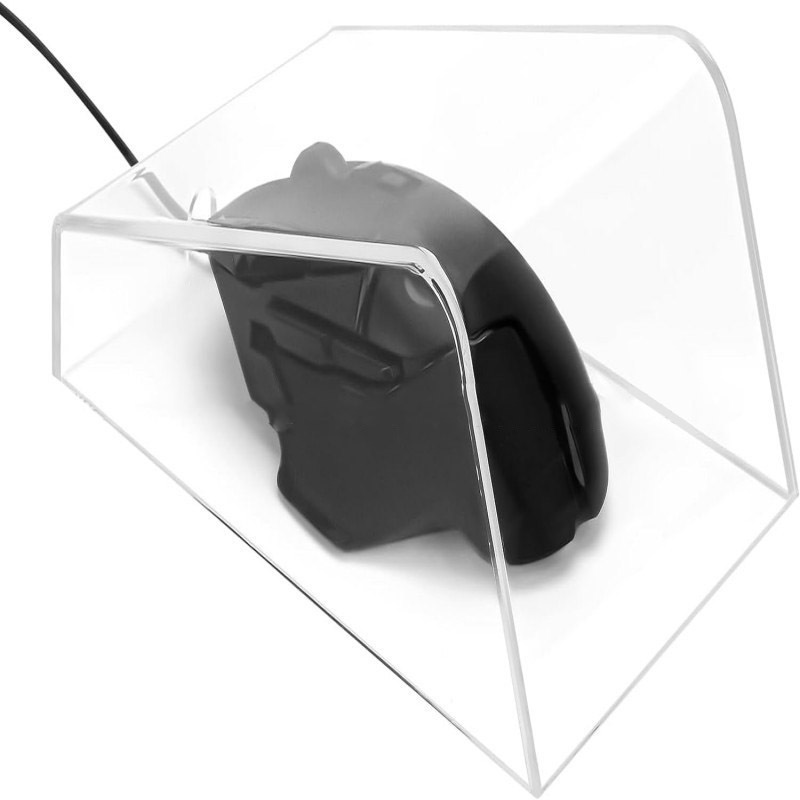 亚克力透明鼠标防尘防水罩可印制logo适用于居家办公室零售商
