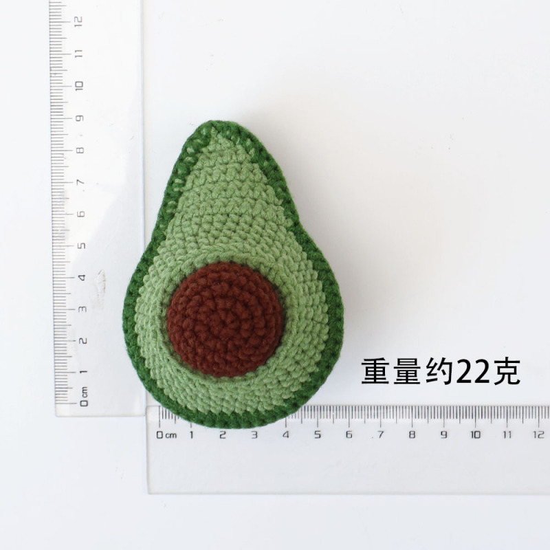 成品手工挂件柿子花生苹果草莓桃子梨钥匙扣毛线向日葵针织品批发|undefined