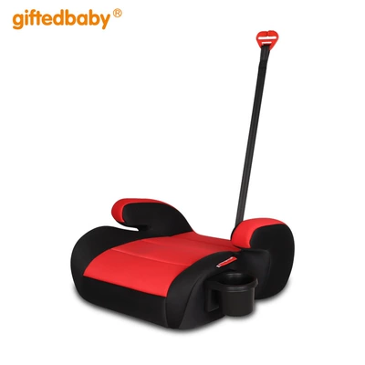 Genius Baby Child Safety Seat Booster Pad Portable Universal Car Seat for Older Children Portable Children's Products (Car child safety seat) - red