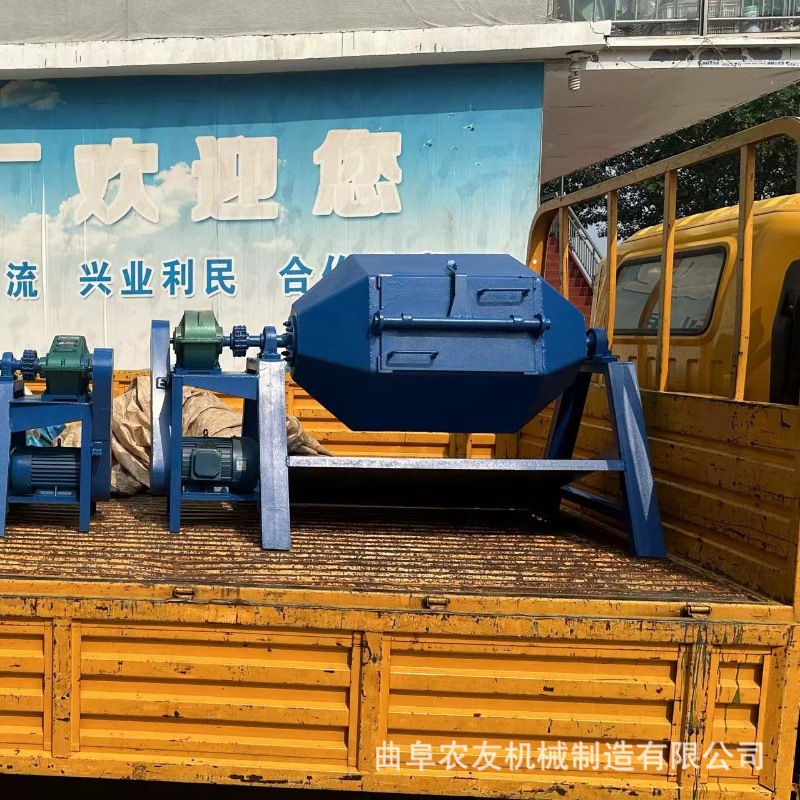 橄榄型滚筒抛光机雨花石六角抛光机 铁件不锈钢翻新去毛刺抛光机