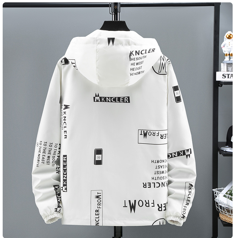 Oversize vändbar jacka för herr vår och höst stil_voghion.com