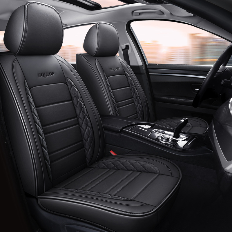Foreign trade car seat cushion factory direct all-inclusive full leather small diamond four seasons general car seat cushion
