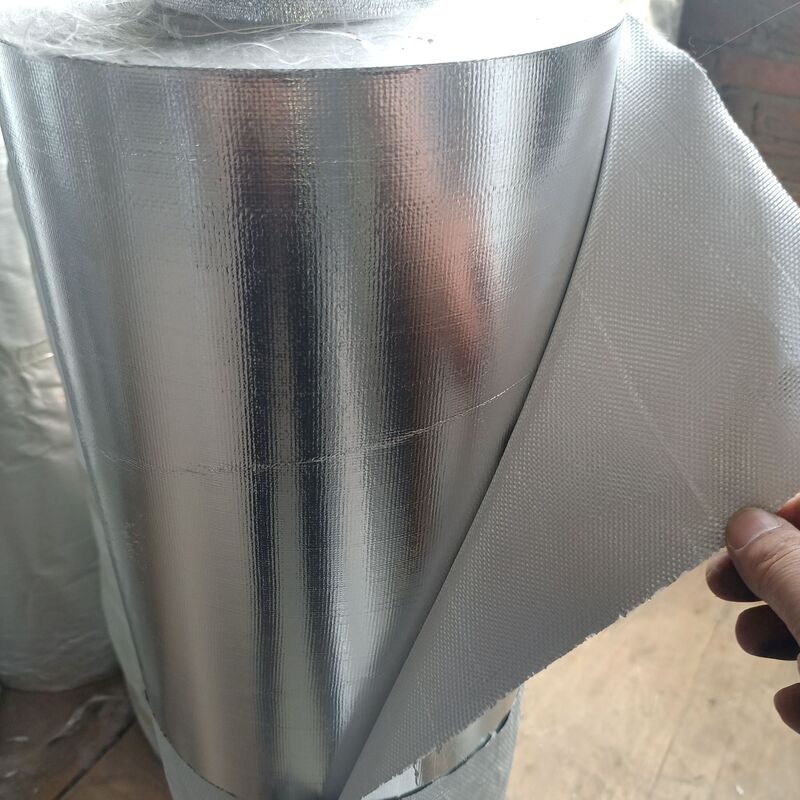 Glass fiber cloth aluminum foil high temperature resistant aluminum plated aluminum foil glass fiber cloth composite aluminum foil flame retardant non-flame retardant aluminum foil cloth wholesale