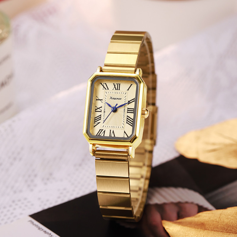 Cross-Border New Square Women's Watch Women's Niche Korean Style High-End Accessible Luxury Simple Elegant Ins Style Watch