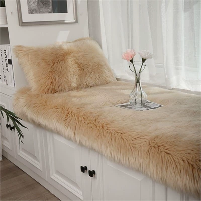 Billiard Hall High-End Irregular Car Carpet - long-hair-khaki-60150cm