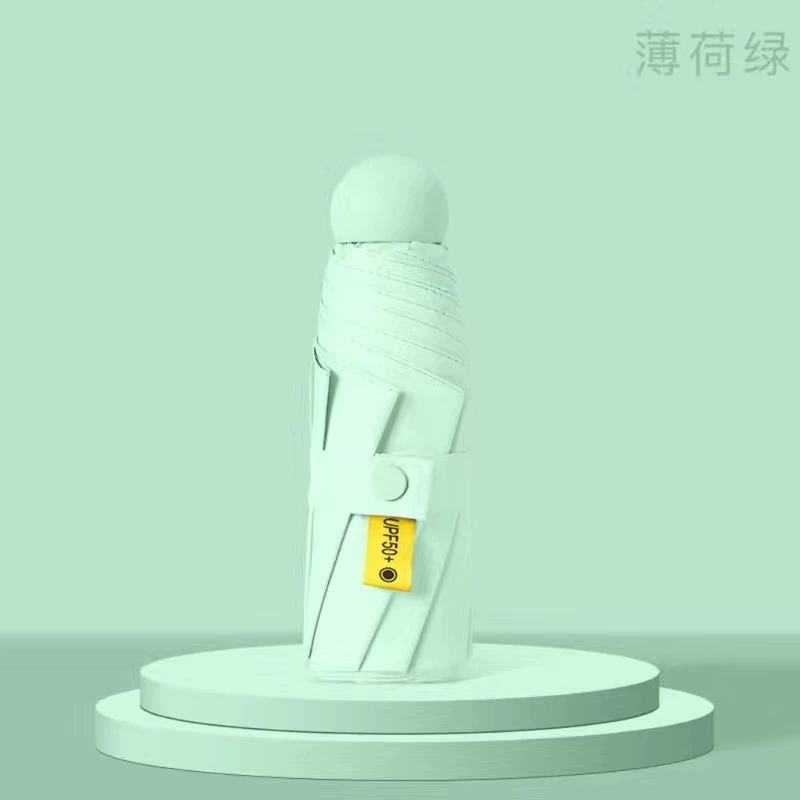 Small umbrella, capsule, sun protection, high-quality style