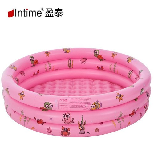 Children's Bobo Pool Inflatable Pool with Round Print Household Pool Baby Swimming Pool Thick Mermaid Pool