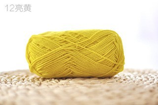 [Envío gratis] productos genuinos de cuatro hebras hilo de algodón de leche hilo de bebé muñeca hilo de algodón ganchillo lindo muñeca lana 4-Strand