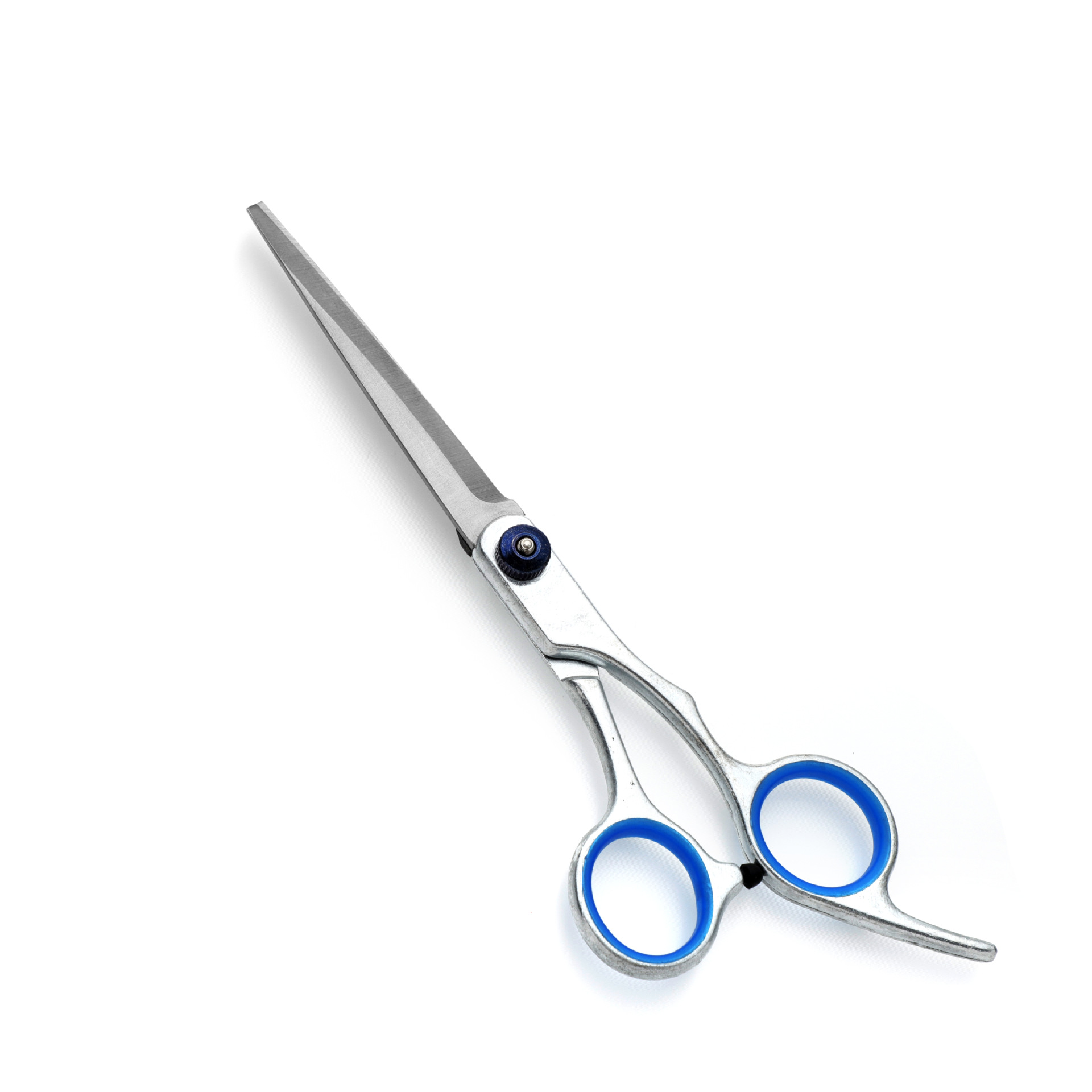 Anillo azul Tornillo de corte plano azul