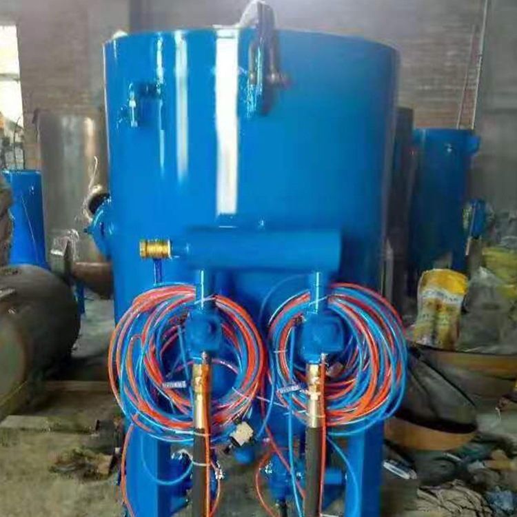 小型自动箱式手动喷砂机箱式喷砂机桥梁除锈喷砂机