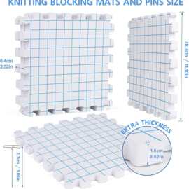 blocking mat加厚阻塞垫针织地毯手工编织地垫knitted blocking