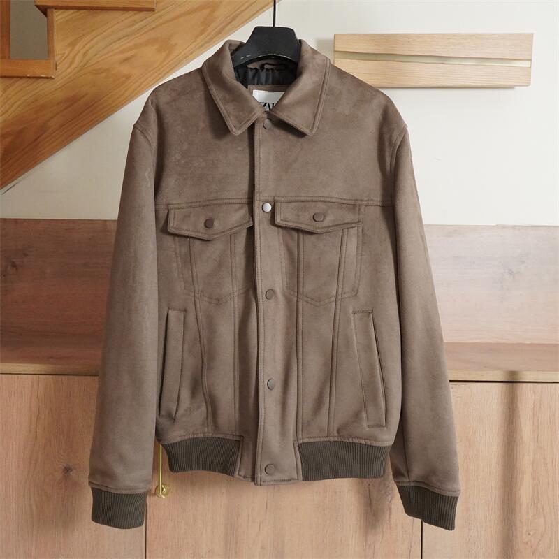 Retro velvet autumn jacket