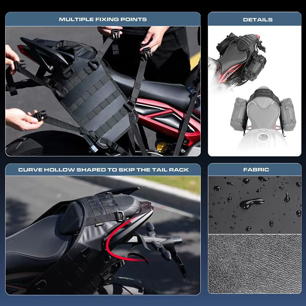 Riding equipment motorcycle fuel tank mount the base motorcycle saddle rear seat plug -in system DIY