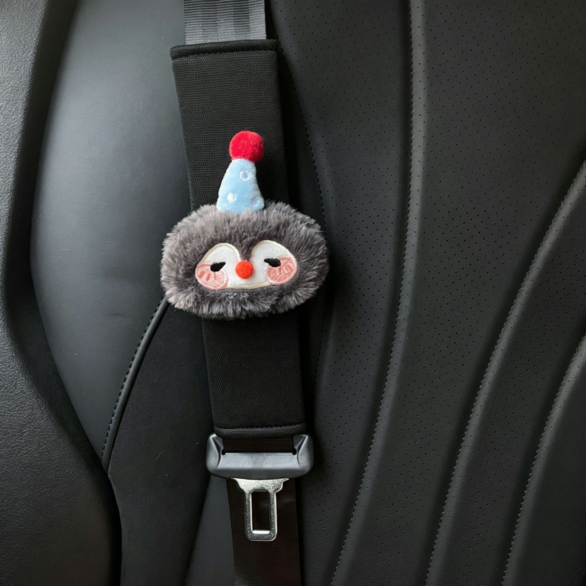 Cute Little Fish Car Seatbelt Shoulder Pad Cartoon Cat Short Style Car Seatbelt Protector Car Interior Decoration