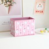 Simple cartoon cute student desktop stationery storage box dormitory home desktop debris small objects sorting box