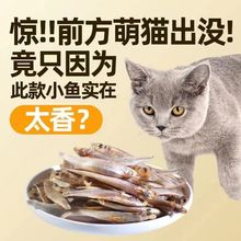 宠物零食小鱼干淡干无盐公鱼仔猫咪增肥发腮补钙猫食美发猫粮