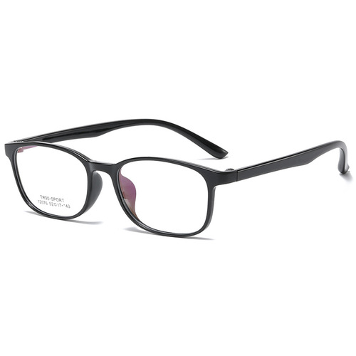 12076 new myopia square frame eye frame TR90 fashionable glasses frame Xiaohongshu same style flat glasses with prescription