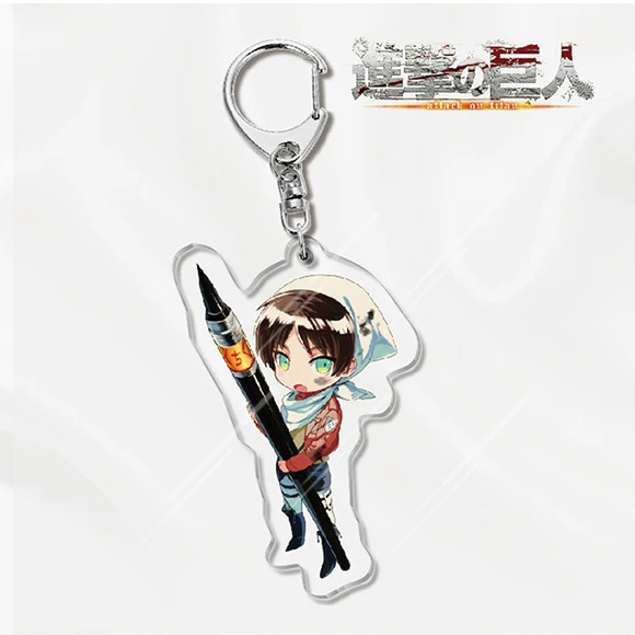 Аниме-игровая атрибутика: акриловый брелок-подвеска Attack on Titan 2 Allen Sanya, креативный подарок