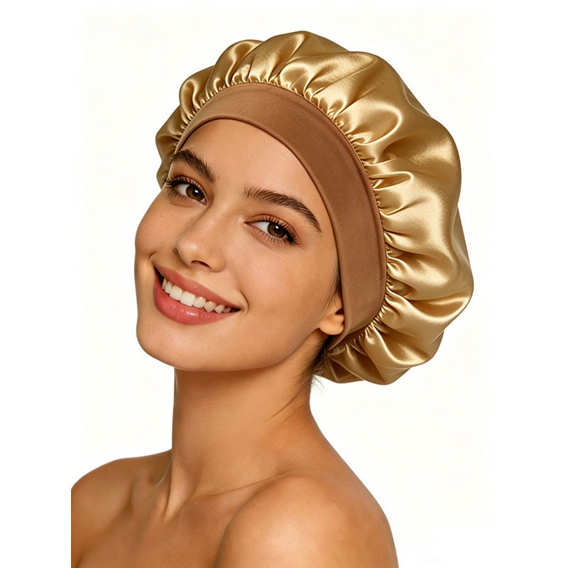 Transfronterizo Amazon seda elástica gorra de dormir gorra de belleza gorra image 18