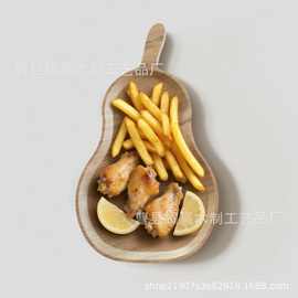 木质托盘家用厨房烹饪板咖啡桌台面装饰节日派对甜点饮料摆放盘