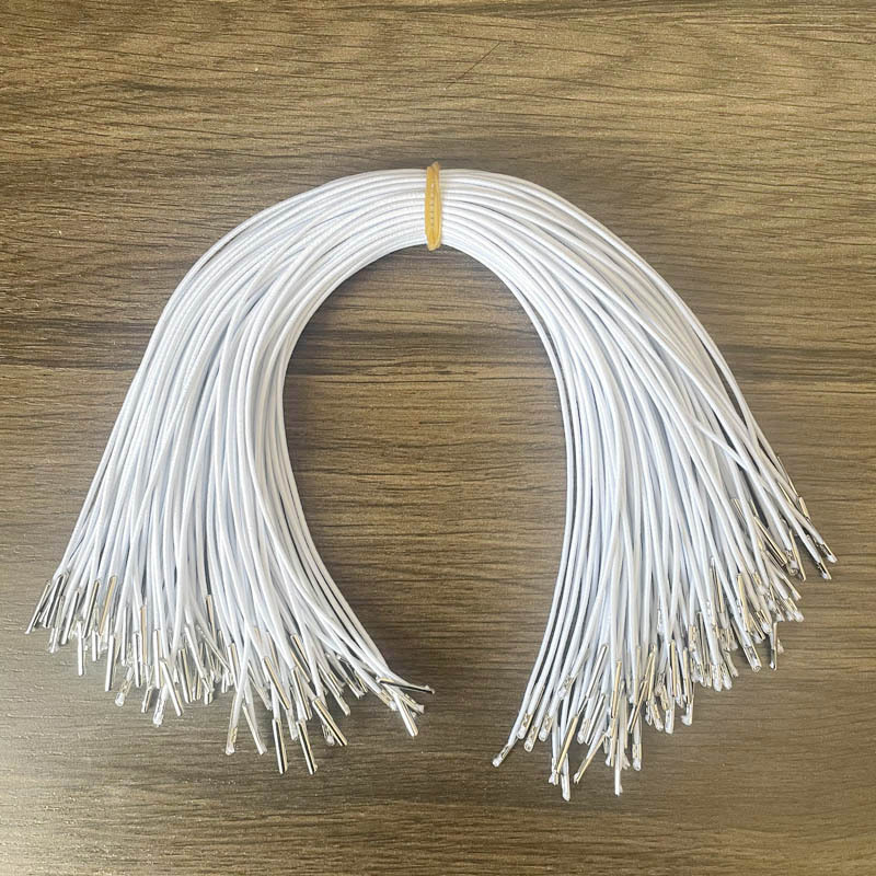 1.5mm帽子松紧绳铁扣弹力绳固定绳面具弹力绳生日帽松紧挂绳批发