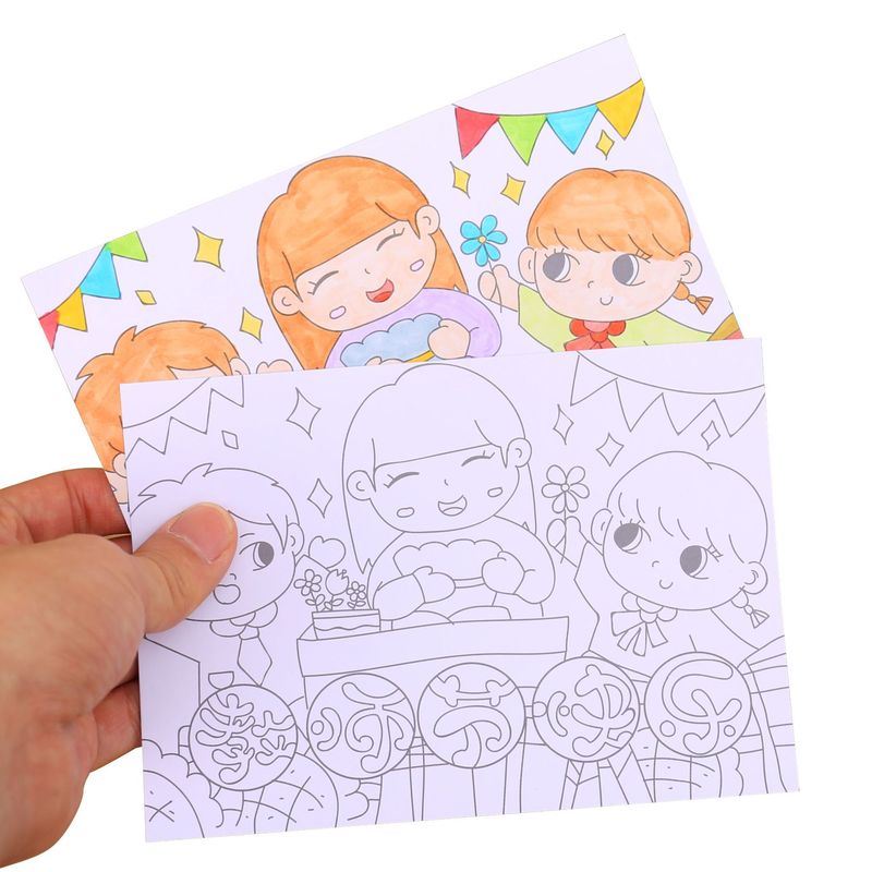 教師の日の手描きの漫画のかわいい塗り絵は先生に感謝します。|undefined