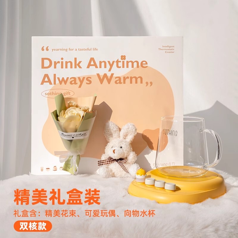 生态链向物恒温暖杯垫双核杯垫三挡可调节加热底座智能保温热|undefined