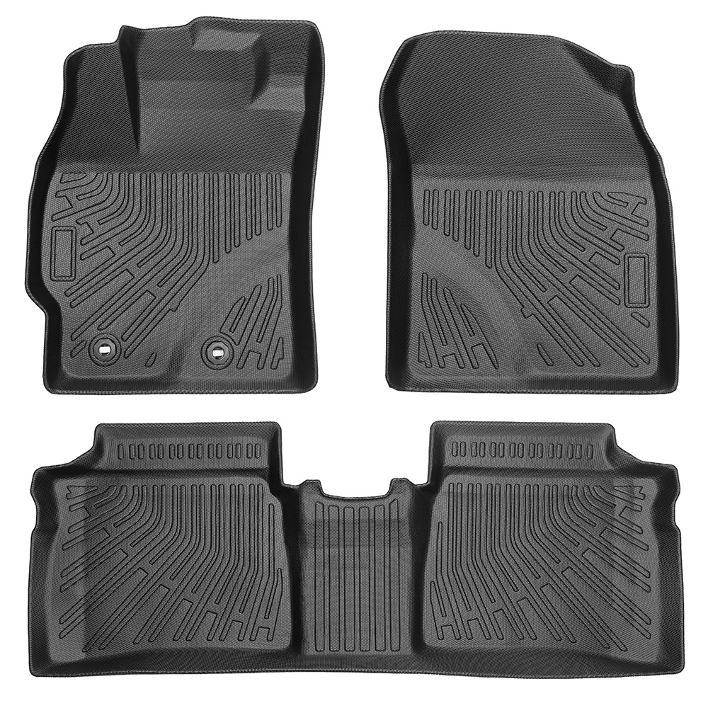 Para Toyota Prius 2007 - 2012 TPE Foot Pads 3D All Weather Material Backpack Pads