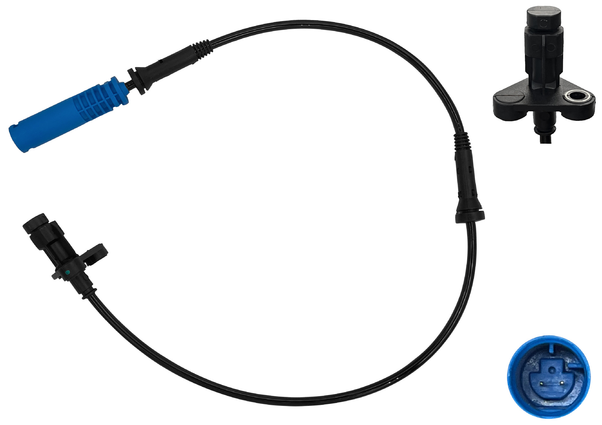 Car Wheel Speed Sensor E39 Front Wheel Abs Sensor Anti-Lock Braking Sensor Line 25723