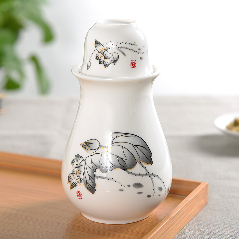 Ceramic pocket flask, 150 ml