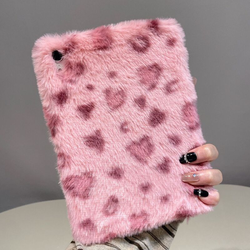 Stuffed Leopard Print Suitable for Ipadmini7 Tablet Protective Case 24 Models Huawei Matepadpro12.2 Customized