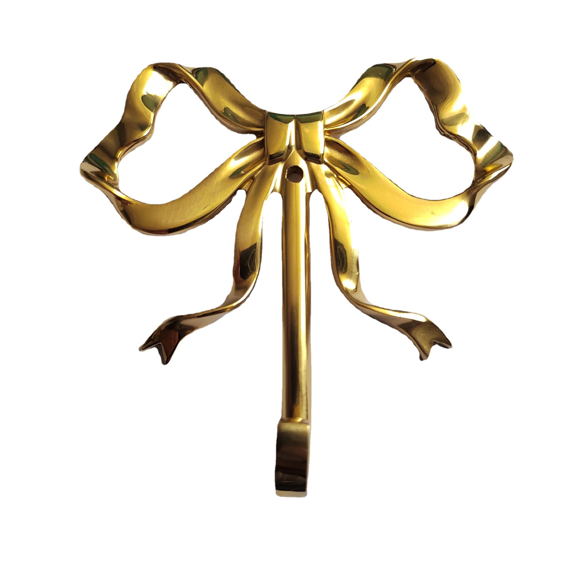 Latón bowknot gancho salón baño dormitorio cocina pared gancho
