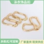 不规则跨境设计师泳衣日字扣