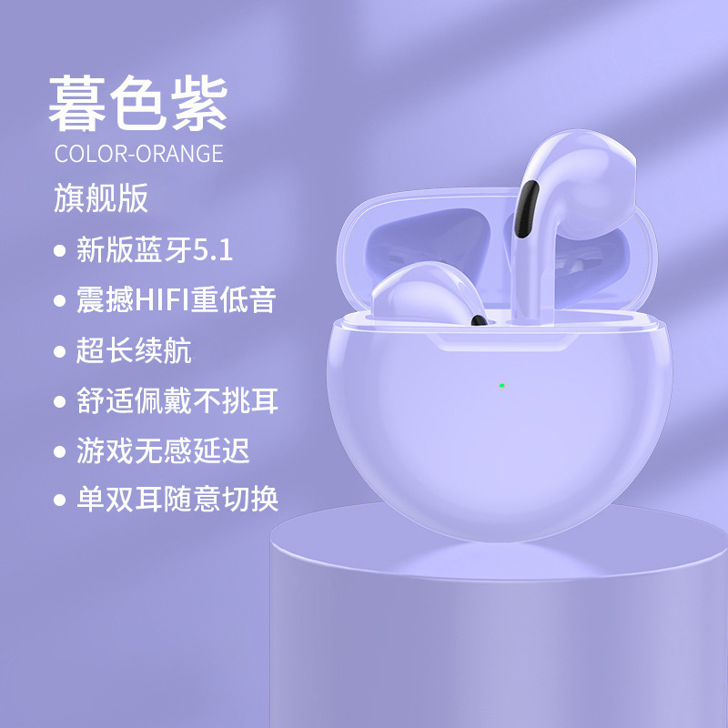 Huaqiang Norte caliente pro4 auricular inalámbrico Bluetooth en la oreja binaural táctil pro6 i12 mini auriculares deportivos