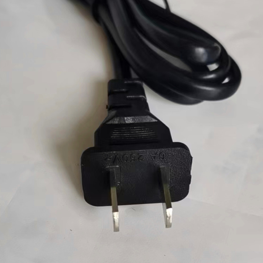 国标二插全铜电源插头线1.2米0.5平无氧铜 摄影器材补光灯电源线