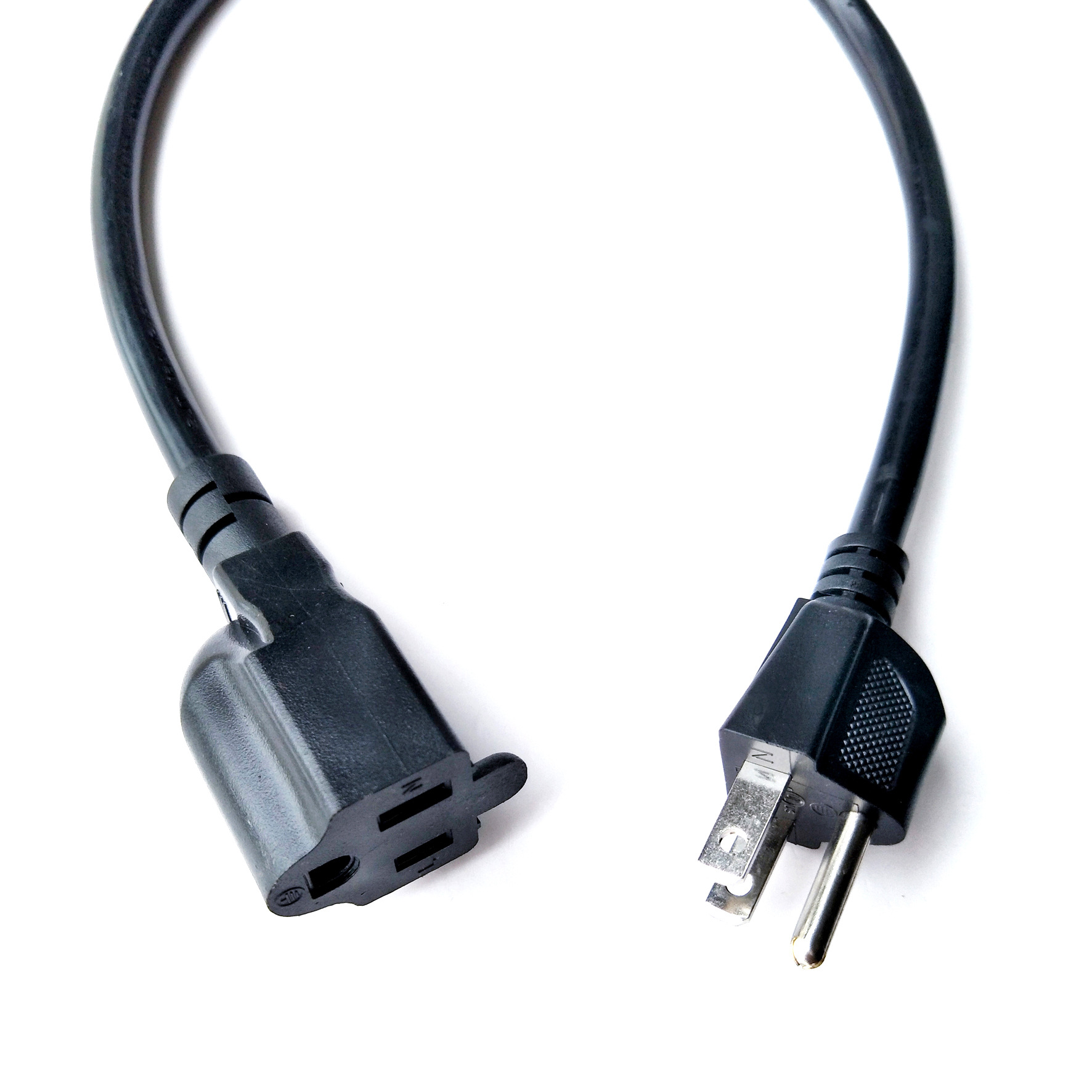 1.31平方美规三插美规插头线母头尾美式三芯机械设备电源线工厂