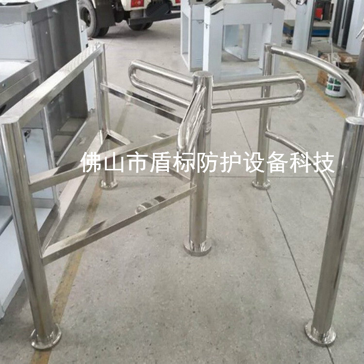 供应超市出入口单项手动转闸禁行通道单向旋转道闸行人进出方便门