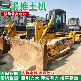 外贸专供推土机山推二手推土机复新再制造出口合作场地推平推土机