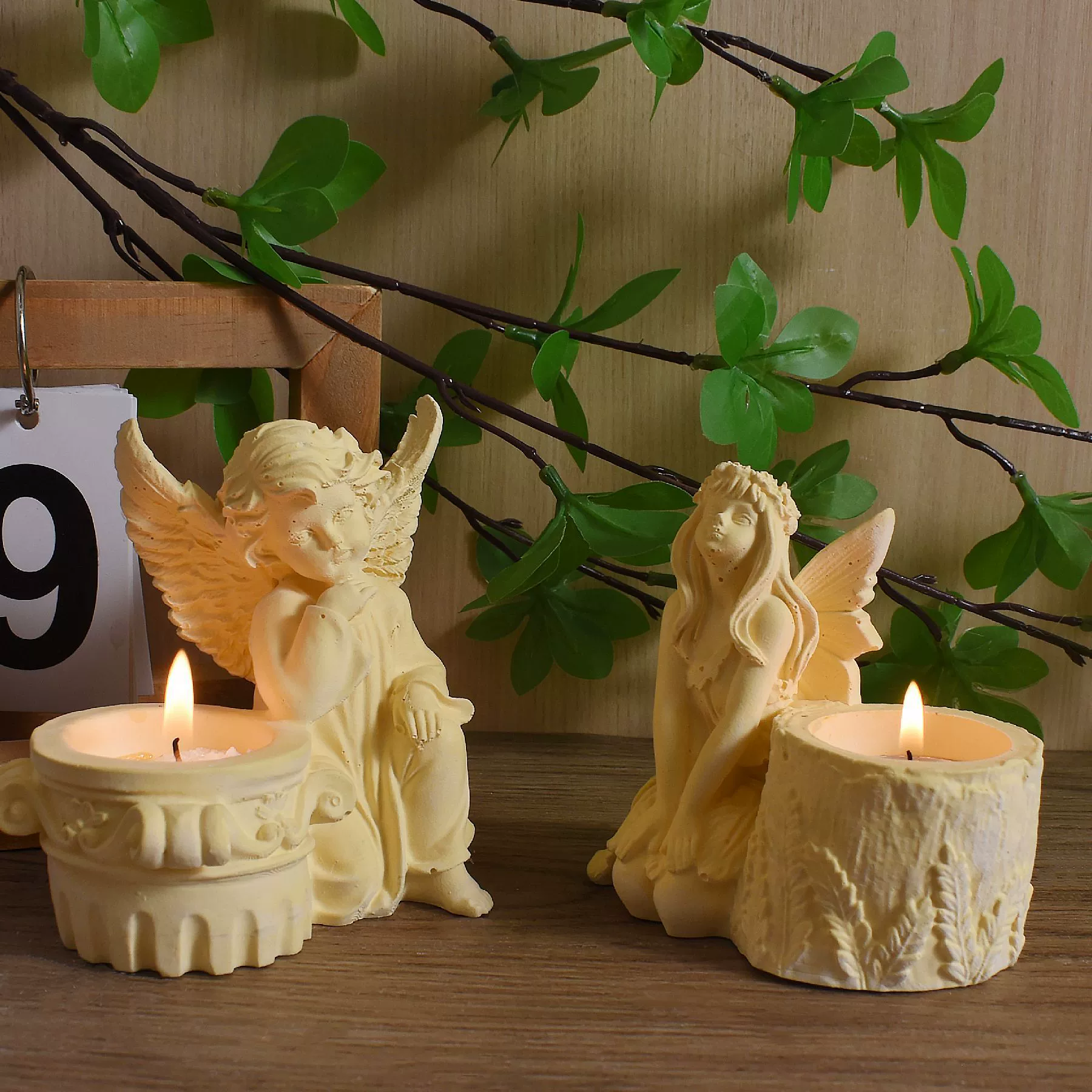 Свеча-фея, силиконовая форма, цветочный горшок, handmade, оптовый