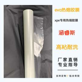 厂家eva热熔胶膜粘xpe材料双面粘性双面低温65℃XPE专用热熔胶膜