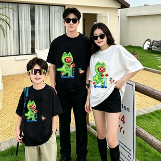 2026夏季新款儿童短袖韩版男孩纯棉短袖t恤女童中大童上衣