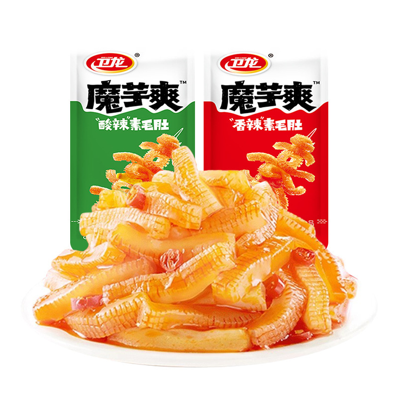 Weilong こんにゃくスナックこんにゃくベジタリアン毛むすびスパイシースナック食欲を満たすスナックオフィスカジュアルスナックスナック卸売|undefined