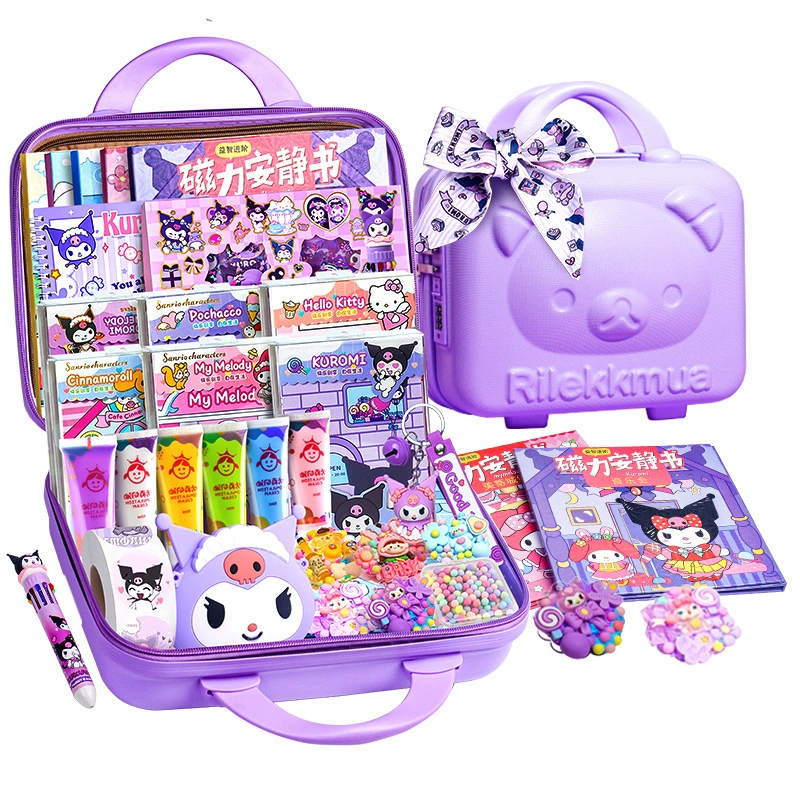 Sanrio, наклейка, игрушка, магнитная обложка для книги, набор, подарок на день рождения