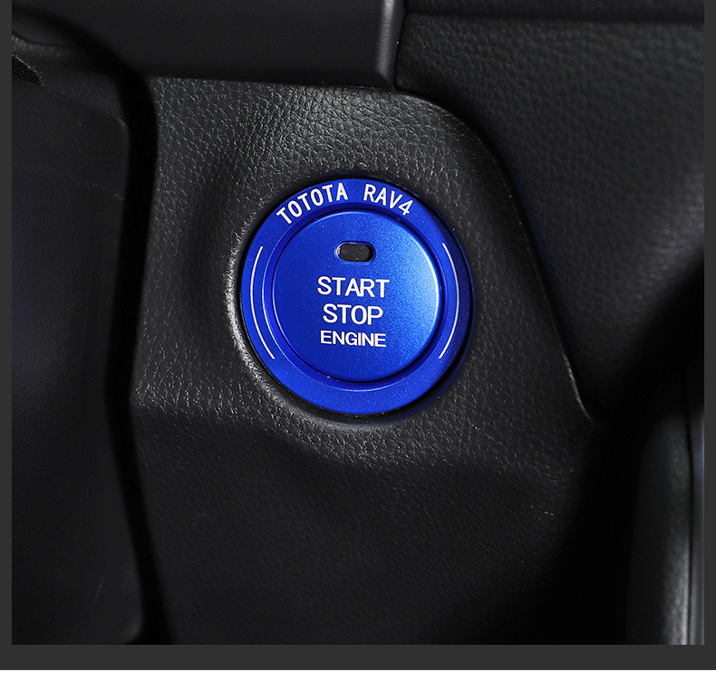 Suitable for Toyota RAV4 RongFang Weilanda Tacoma Crown Asian Dragon One Button Start Decorative Ring Ignition Ring